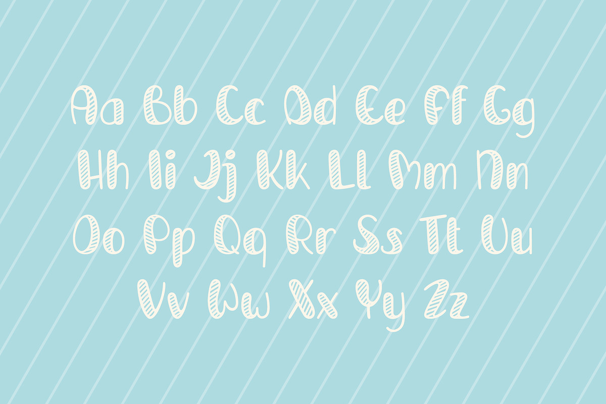 PGR Crochet - Handwritten Font, a Handwritten Font by Pikgura (Photo 2 of 6)