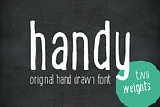 Handy - the hand drawn font, a Sans Serif Font by Vitek Graphic (Thumbnail 1 of 5)