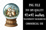 Christmas Snow Globe Sublimation, an Illustration by Designking (Thumbnail 4 of 5)