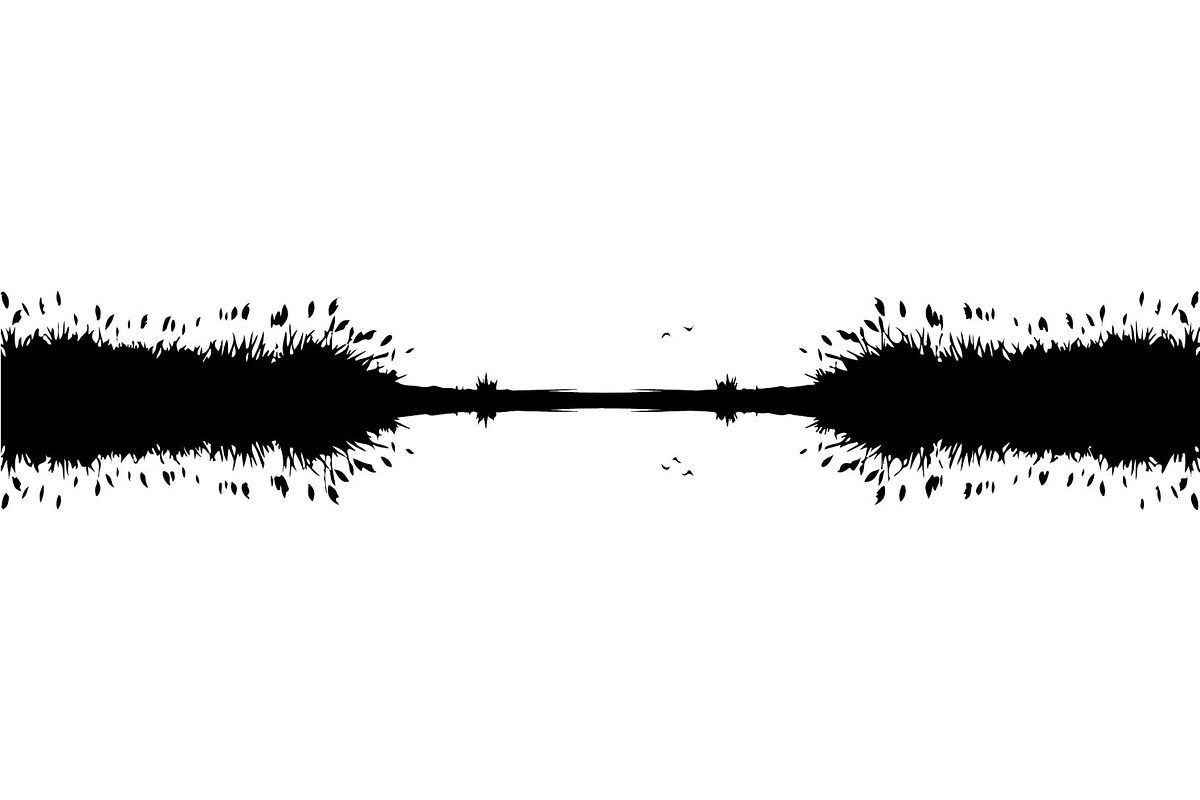 Lake Reflection Silhouette, an Object Graphic by Designer_Momina (Photo 4 of 20)