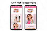 Pink Wix Website Template, a Wix Template by AdvertFox (Thumbnail 7 of 9)