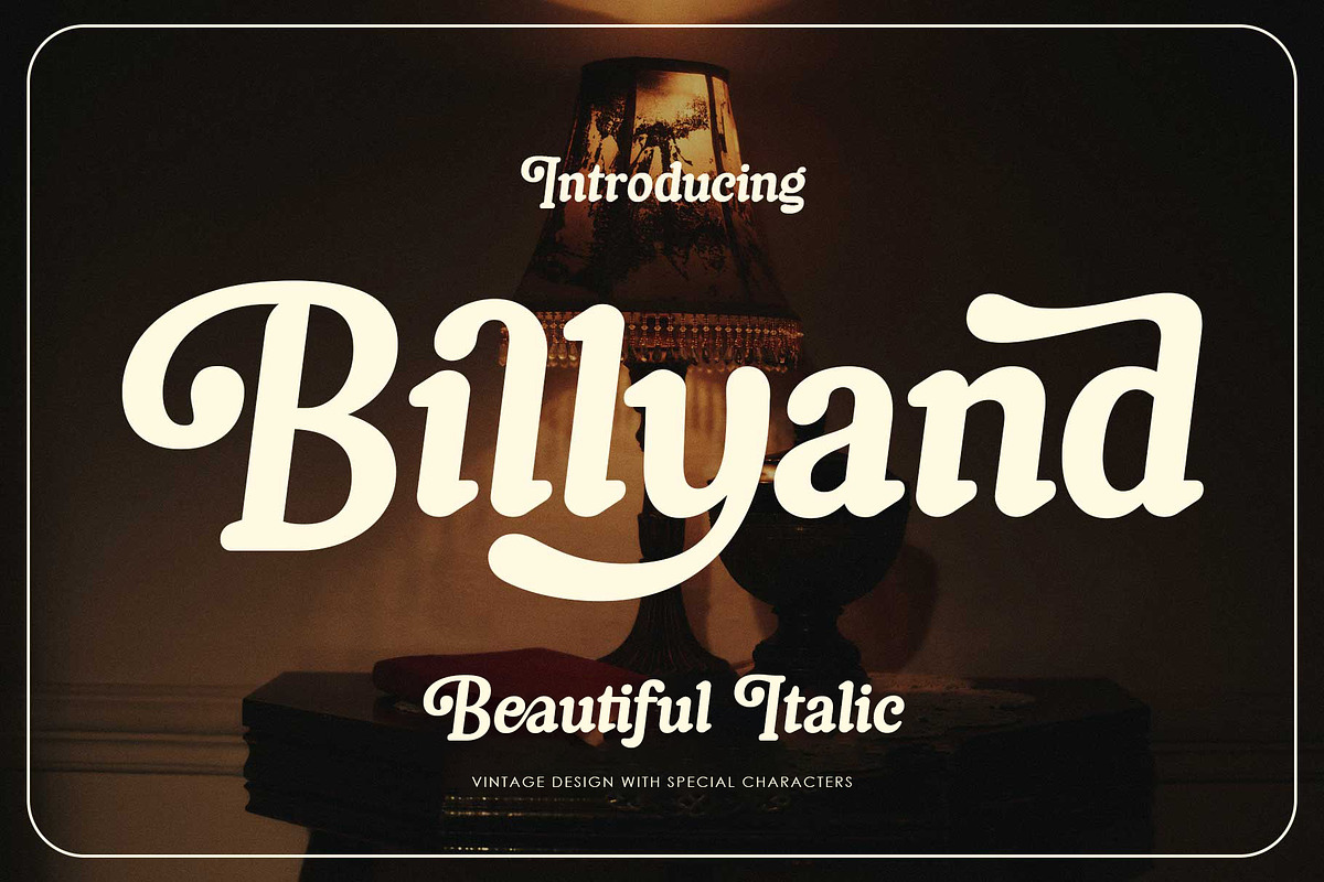 Vintage Bold Font - Billyand, a Font by Arterfak Project (Photo 1 of 15)