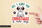 Christmas Dog Sticker Bundle, a Graphic by crative8112 (Thumbnail 2 of 12)