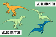 Dinosaur Vector Pack, an Illustration by Cristina Glynn (Thumbnail 4 of 6)