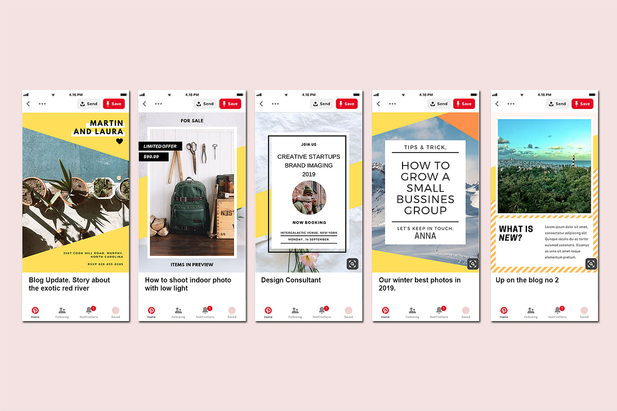 Pinterest Bold, a Social Media Template by Analogi Studio (Photo 6 of 10)