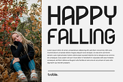 Troble Unique Sans Typeface, a Sans Serif Font by Artiveko (Thumbnail 7 of 7)