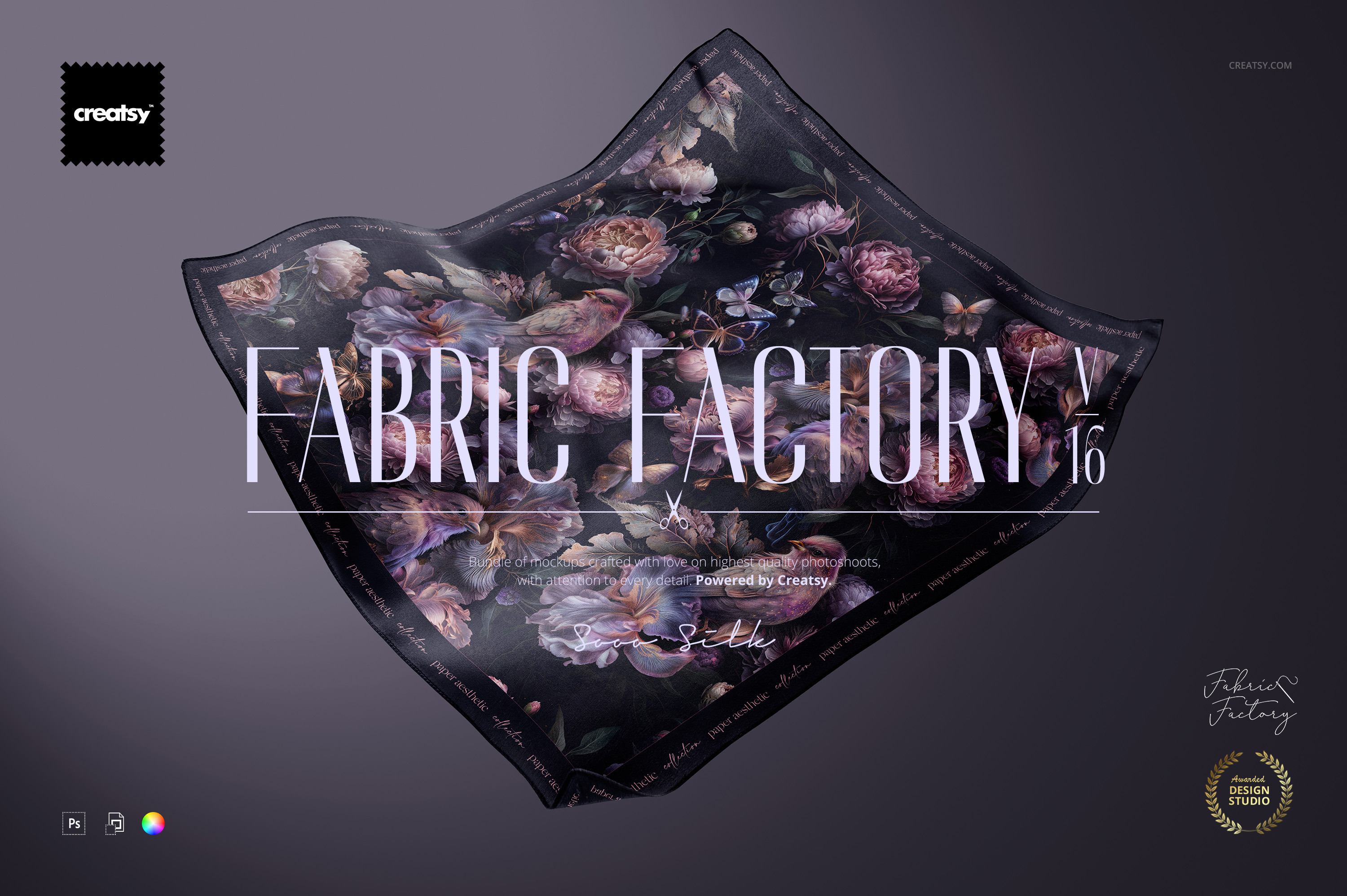Fabric Factory v.16 Mockup Bundle, a Merchandise Mockup by creatsy5