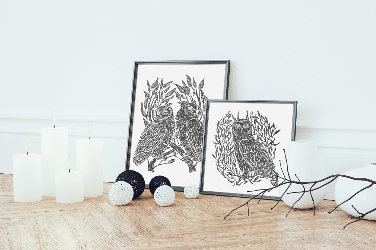 Owls graphic collection, a Decorative Illustration by Piñata (Photo 13 of 17)