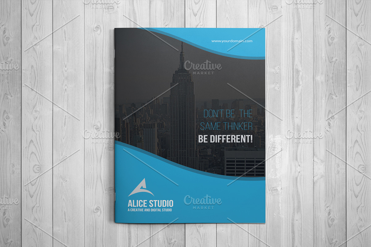 Corporate Bi Fold Brochure Template, a Brochure Template by Alice_s (Photo 4 of 8)