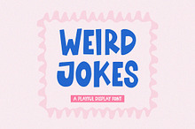 Weird Jokes Font