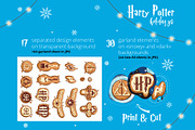 Festive winter clipart set with ging, a Graphic by Unicornspedia (Thumbnail 2 of 2)