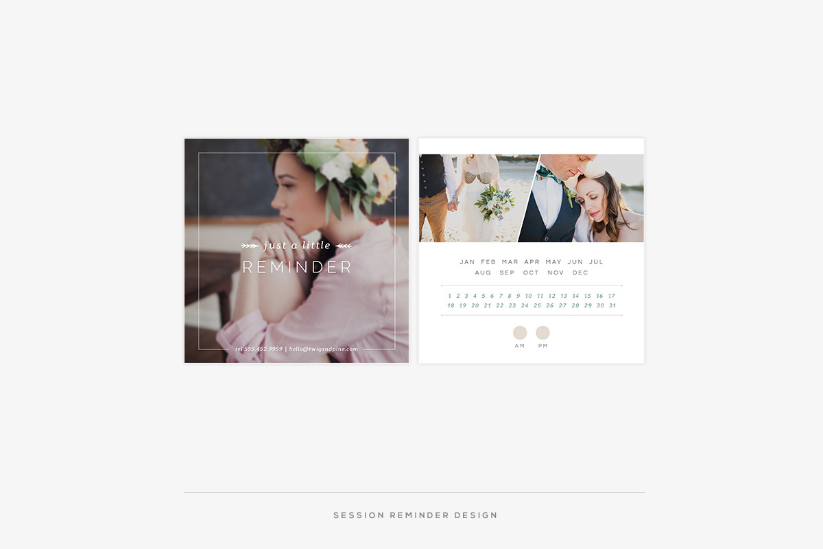 Twig & Pine II Welcome Packet, a Stationery Template by Red Met Yellow Creative (Photo 3 of 11)