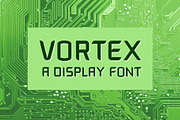 Vortex: A Display Font + Free Icons, a Sans Serif Font by dear uncle (Thumbnail 1 of 3)