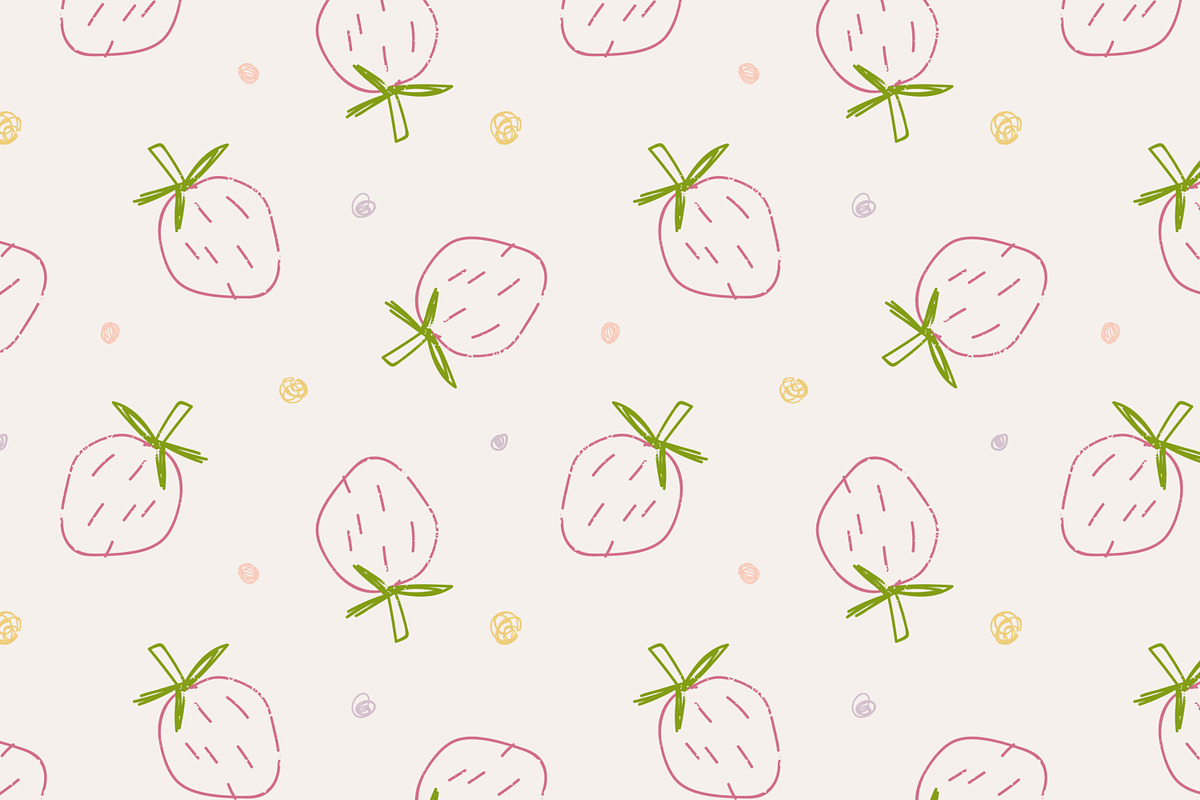 Cute kids doodles, seamless patterns, a Pattern Graphic by Good Studio (Photo 4 of 11)