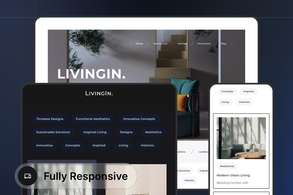 LivingIn - Interior Design UI Kit, an UI Kit Template by hiddemaru (Photo 4 of 8)