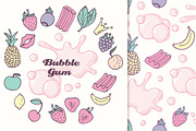 Bubble gum collection, a Pattern Graphic by Zhemchuzhina (Thumbnail 7 of 8)