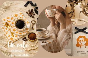 Coffee Cafe Hand Drawn Art, a Food Illustration by Anada Arty