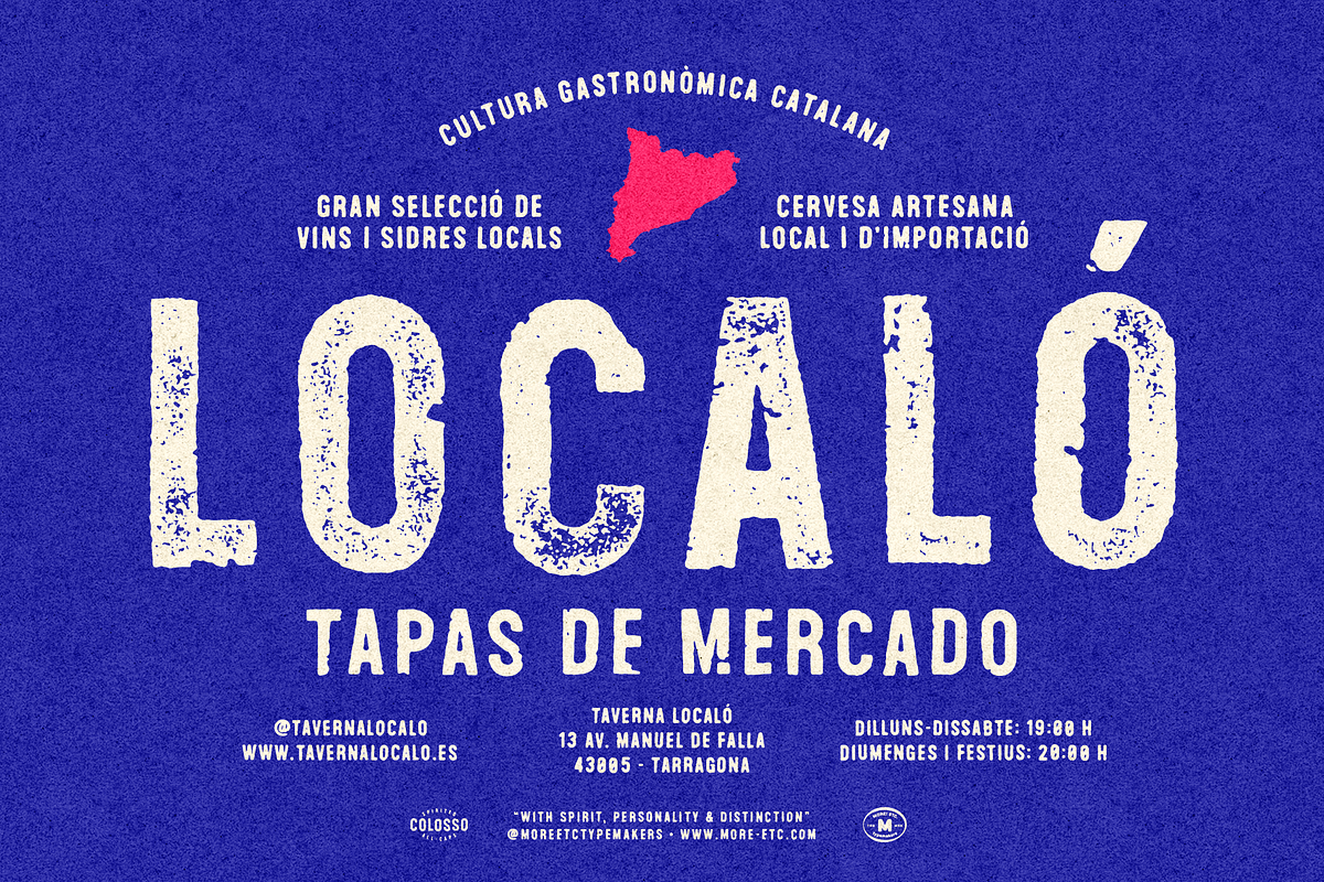 Colosso Display Font Collection, a Sans Serif Font by More Etc. Studios (Photo 4 of 19)