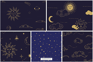 Celestial Patterns & Illustrations