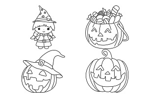 Halloween Elements Set 1