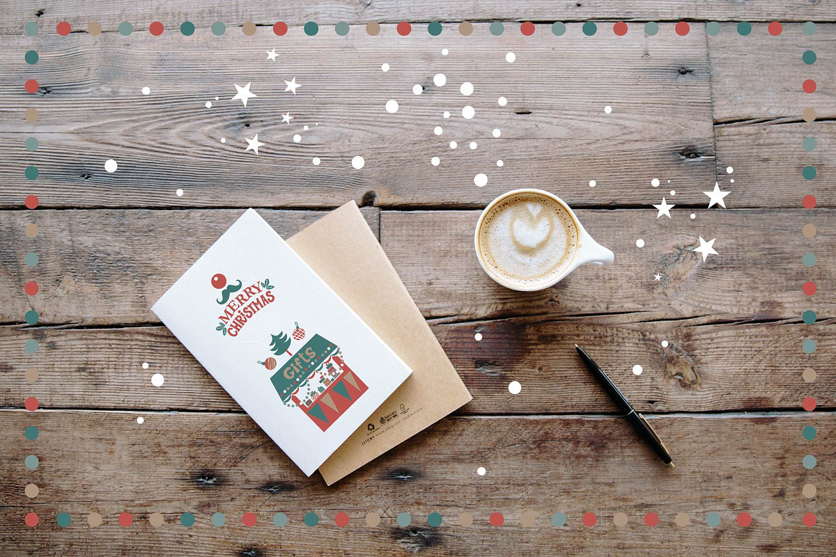 Christmas mail. Stamps and stickers, an Illustration by Maru_art (Photo 5 of 7)