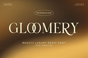 Gloomery - Beauty Luxury Serif Font, a Serif Font by PuriCreative (Thumbnail 1 of 10)