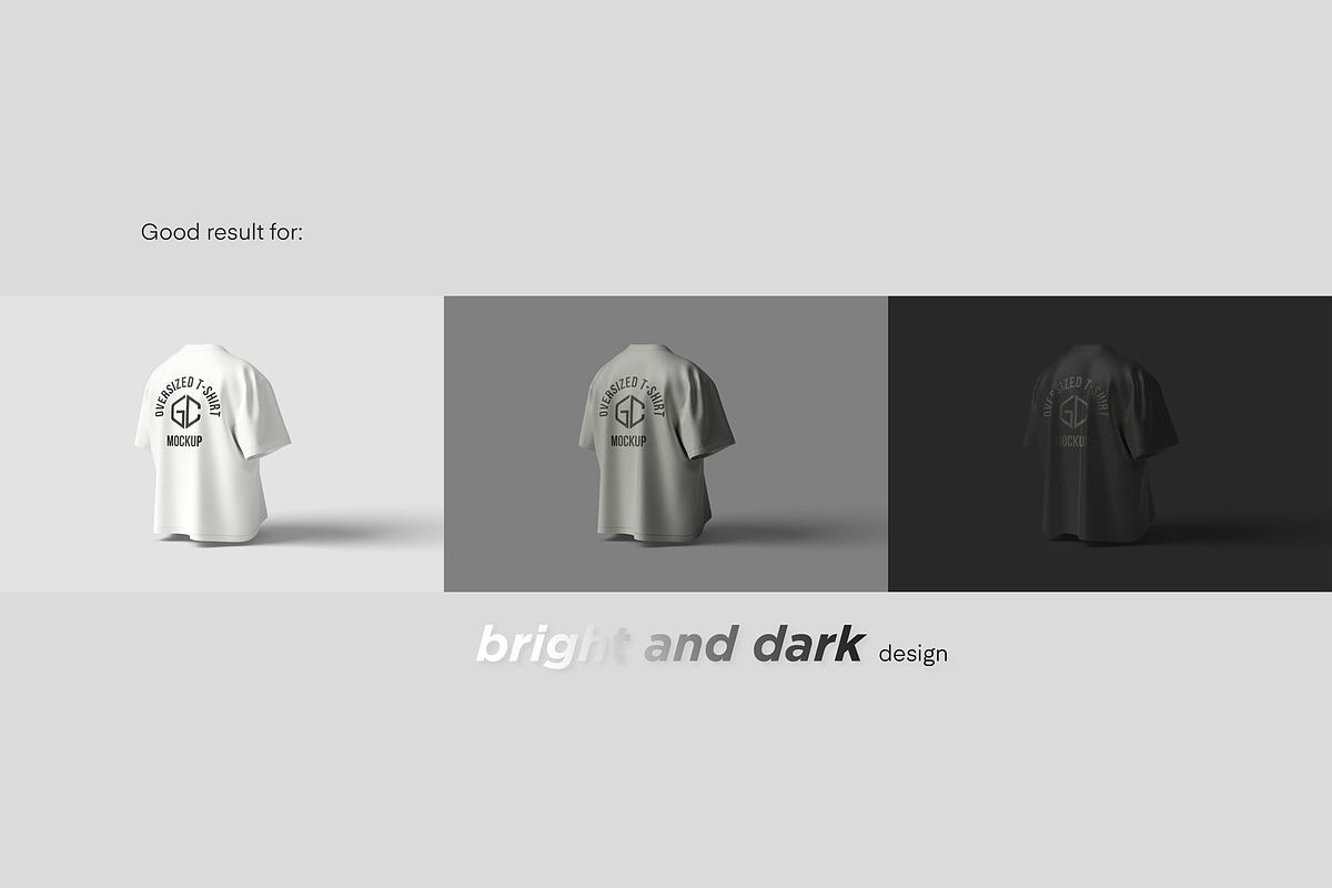 Oversize T-Shirt Mockup, a Shirt Mockup by graphiccrew (Photo 2 of 11)
