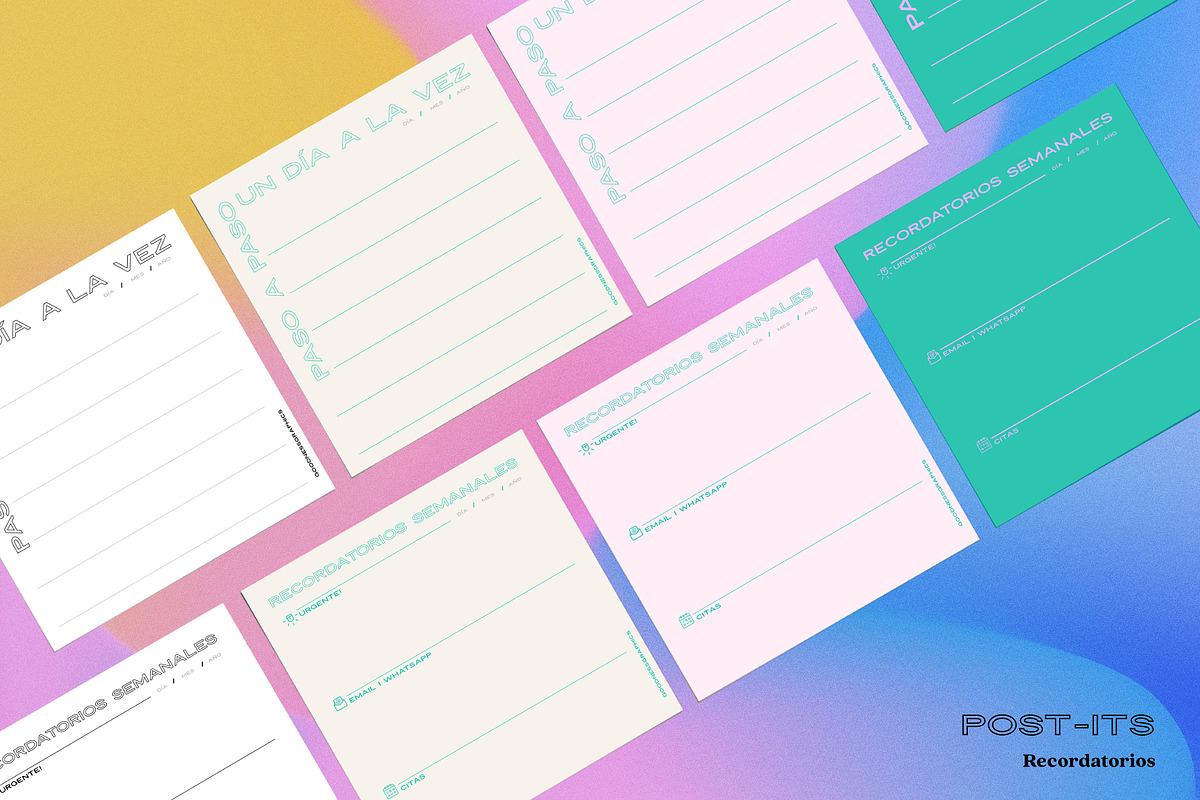 PLANEADOR SEMANAL_Set, a Stationery Template by GoodNess Graphics (Photo 5 of 8)