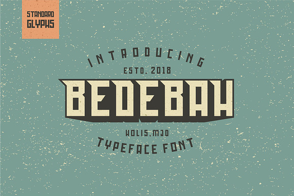 Bedebah Typeface Font preview 8