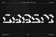 Chasm - Display Font Family, a Serif Font by Studio Innate (Thumbnail 1 of 6)