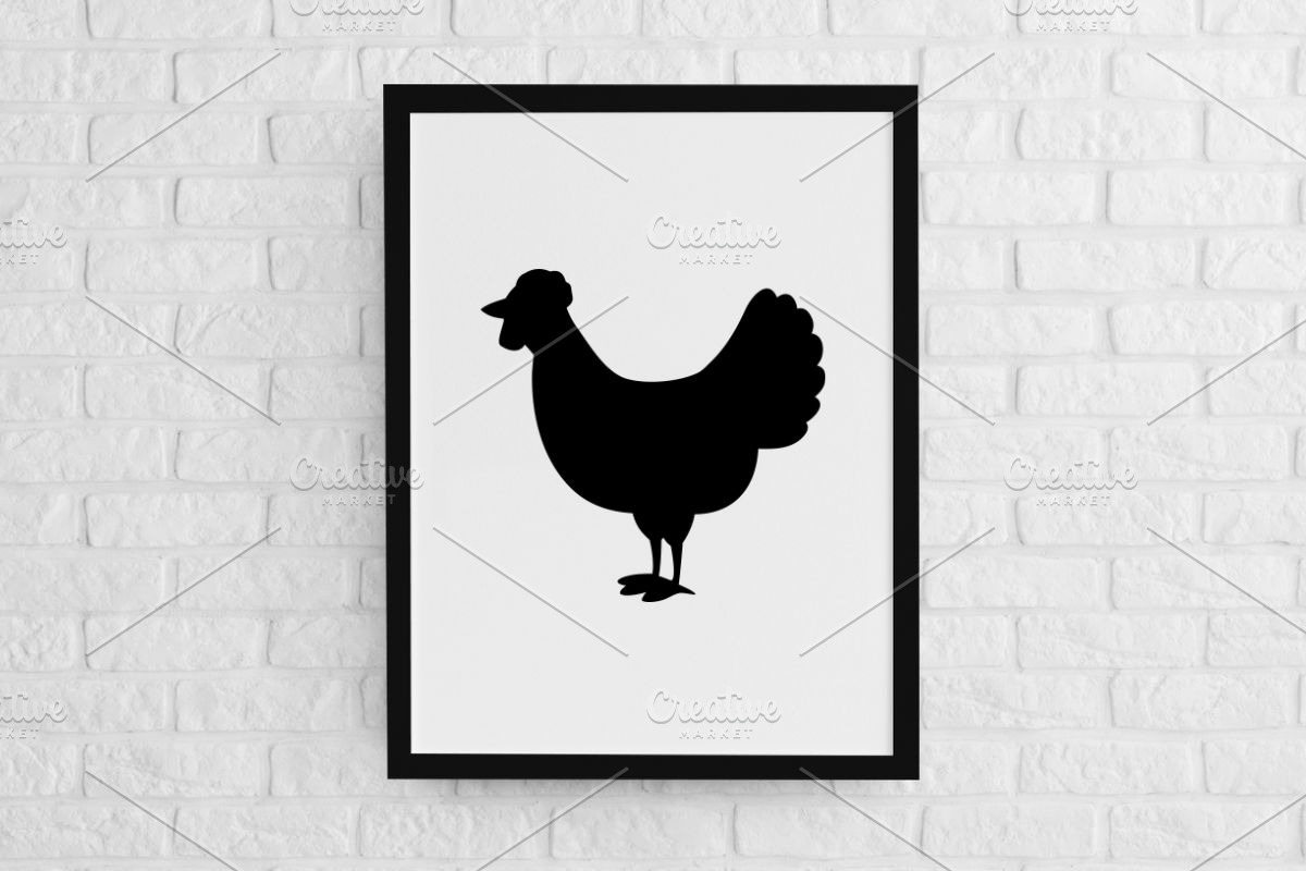 Farm Animals Silhouette SVG, an Animal Illustration by newminddesign (Photo 2 of 3)