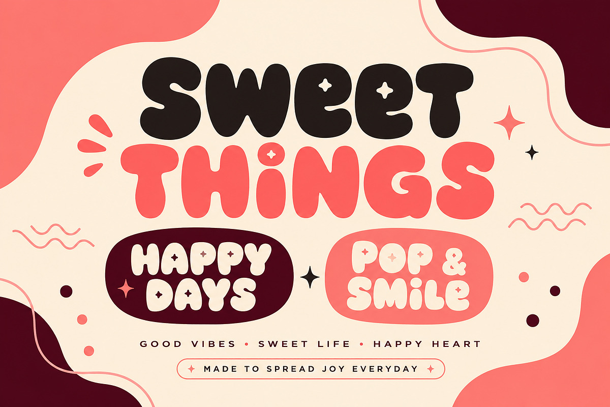Merry Popster, a Slab Serif Font by Wow Magic (Photo 3 of 5)