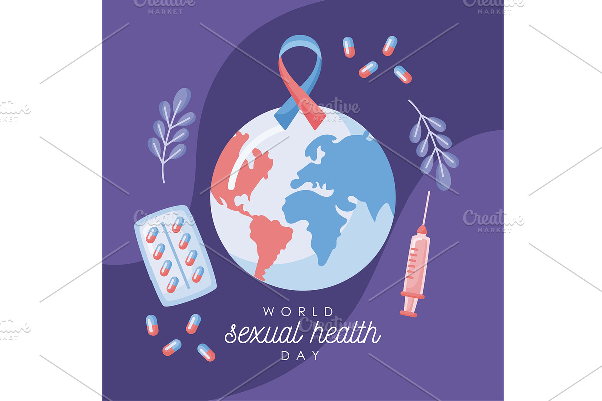 sexual health day card, a Healthcare Illustration by studiogstock