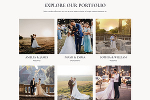 Iris Wedding Photography WP Theme