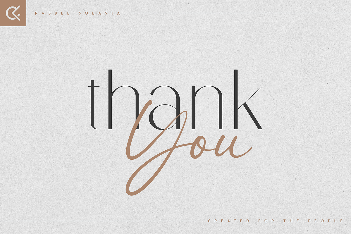 Rabble & Solasta - modern font duo, a Script Font by Only Fonts (Photo 12 of 12)