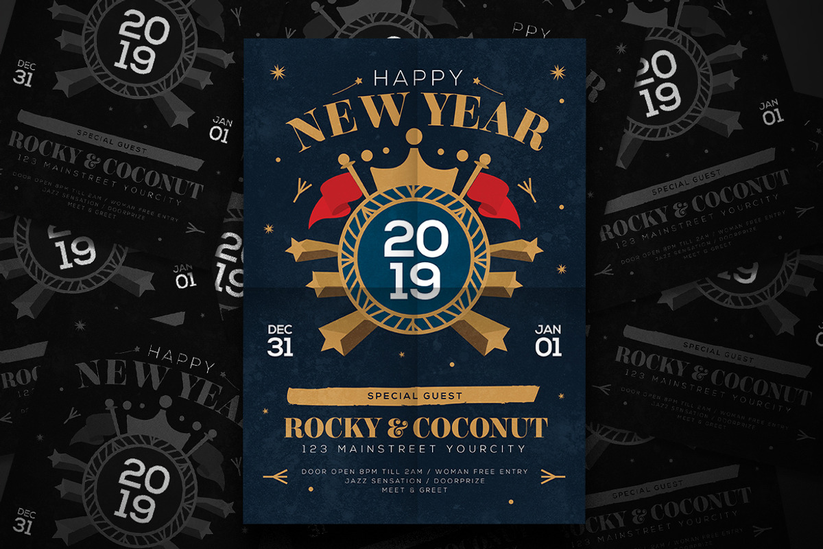 New Year Flyer, a Flyer Template by Tokosatsu (Photo 3 of 4)