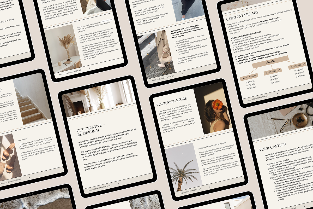 Instagram Reels that Reach Guide MRR, a Marketing Template by Design By Hira (Photo 3 of 8)
