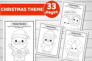 Holiday Dot-to-Dot Activity Book Kid, a Decorative Illustration by Ink Gallery (Thumbnail 2 of 4)