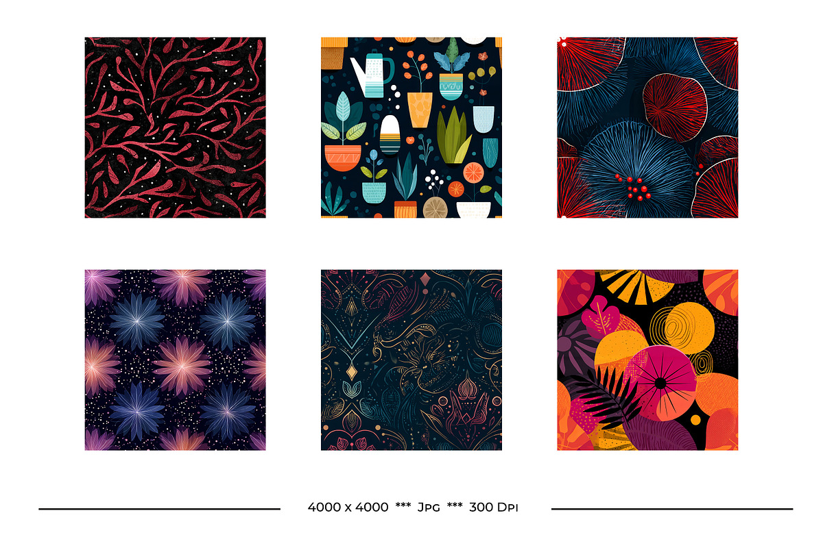 Floral Bundle, a Pattern Graphic by karenfoleyphoto (Photo 2 of 10)