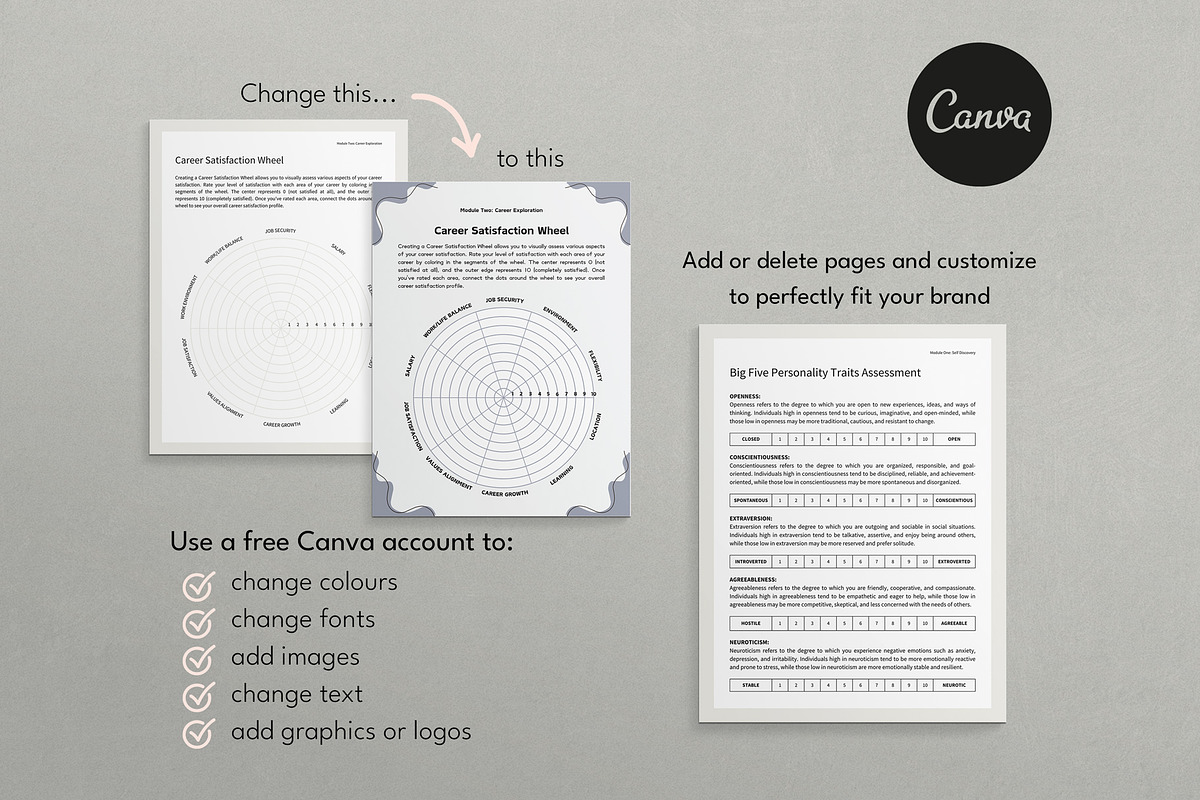 Career Coaching Canva Templates, a Templates & Theme by Miri Campbell (Photo 7 of 10)