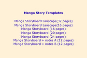 Manga Canvas Size Templates, a Design Template by Vectorheroes (Thumbnail 3 of 3)