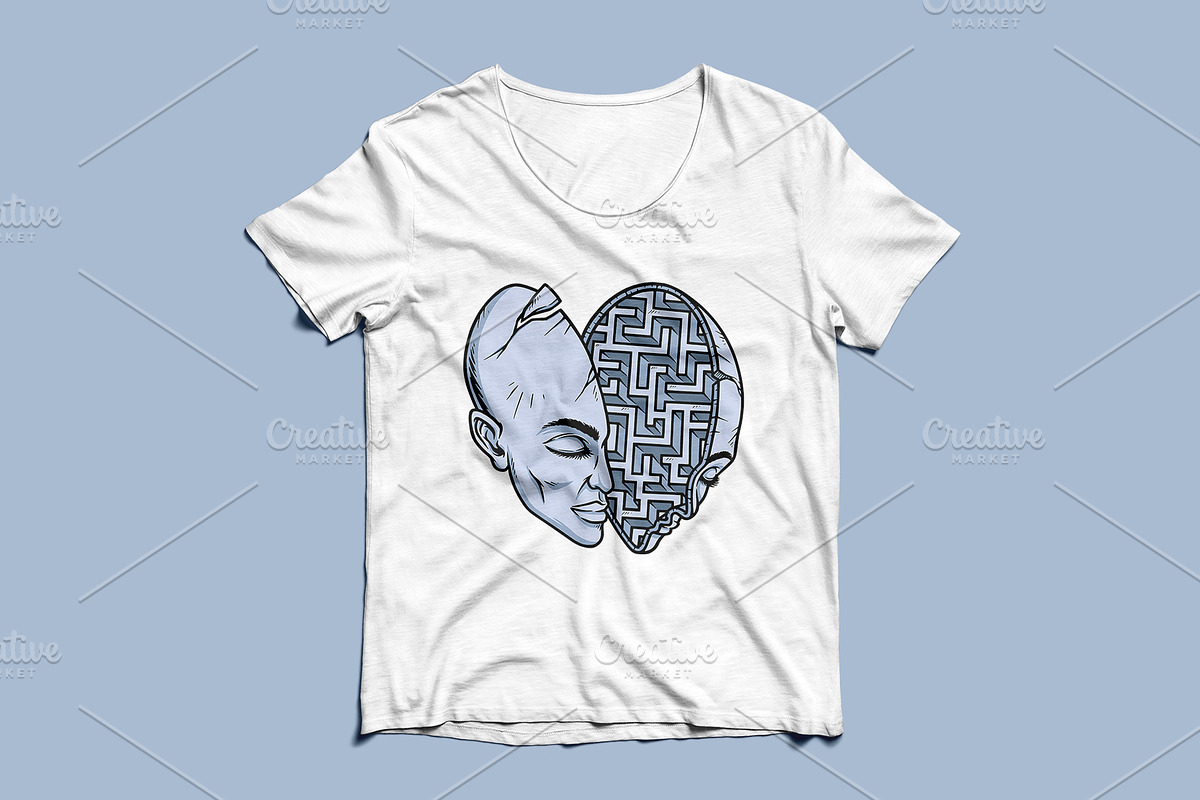 puzzles in the mind illustration, an Illustration by gunaonedesign (Photo 3 of 4)