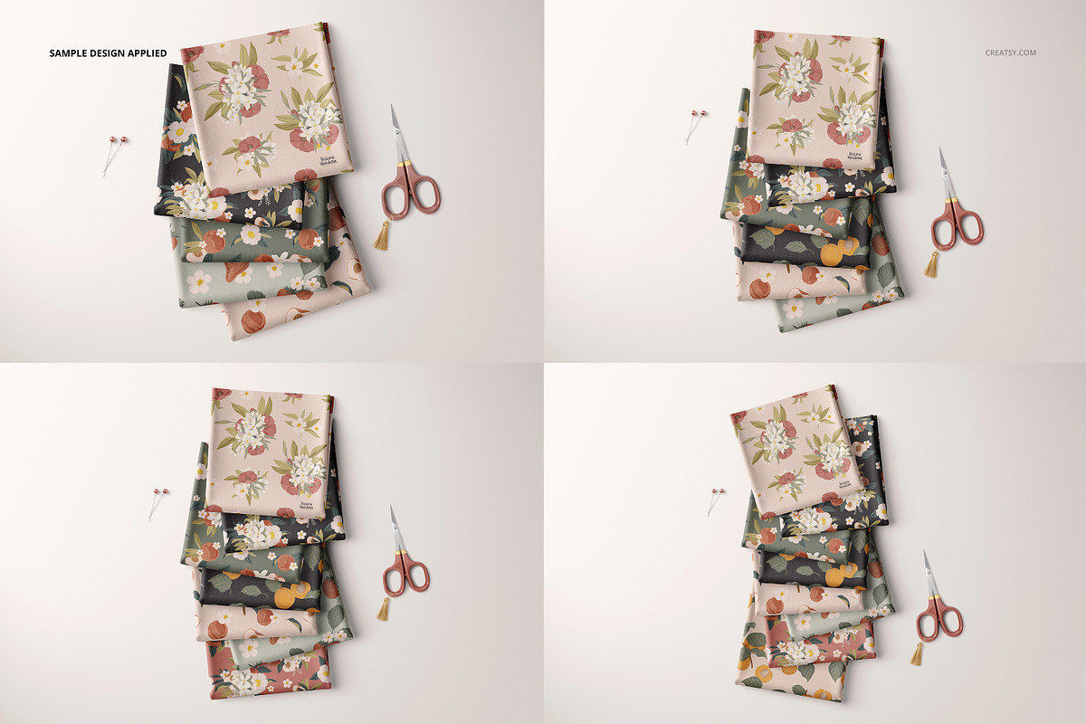 Folded Fabris Mockup (24/FFv.11), a Product Mockup by creatsy5 (Photo 5 of 8)