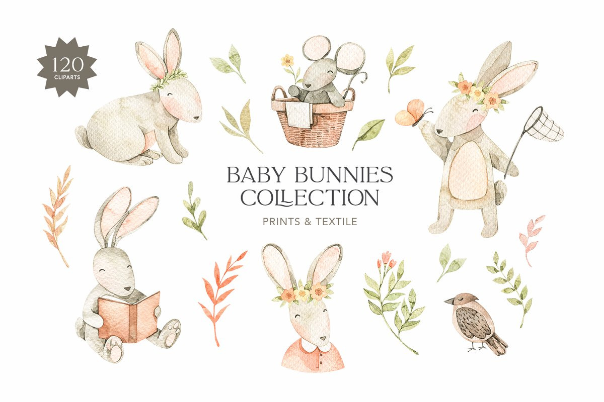 Modern Bundle | Logo | Watercolor, a Food Illustration by Kate Macate (Photo 11 of 19)