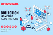 Isometric Concepts Illustrations, a Finance Illustration by alexdndz (Thumbnail 1 of 26)