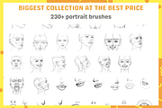 Procreate Portrait Stamps, a Brush Add-On by nikiartcorner (Thumbnail 2 of 10)