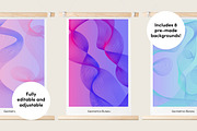 Waves of Motion, a Pattern Graphic by Geometrica Bureau (Thumbnail 2 of 8)