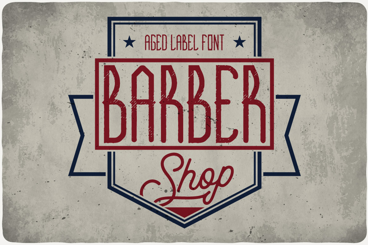 Barber Shop Typeface preview 3