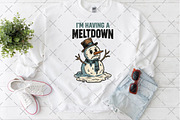 Funny snowman PNG, an Illustration by Craft Nest (Thumbnail 2 of 6)