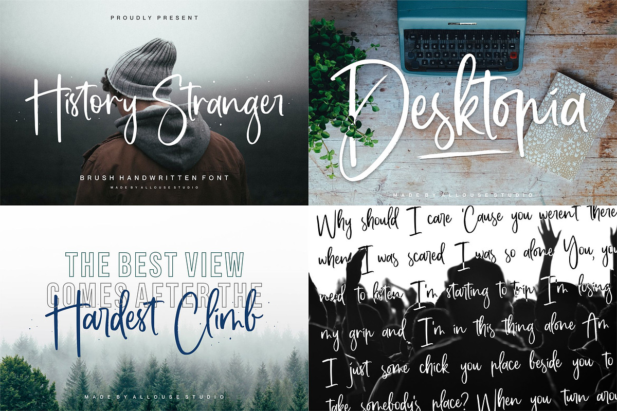 Fantastic Collection Font Bundle, a Script Font by Allouse Studio (Photo 22 of 26)